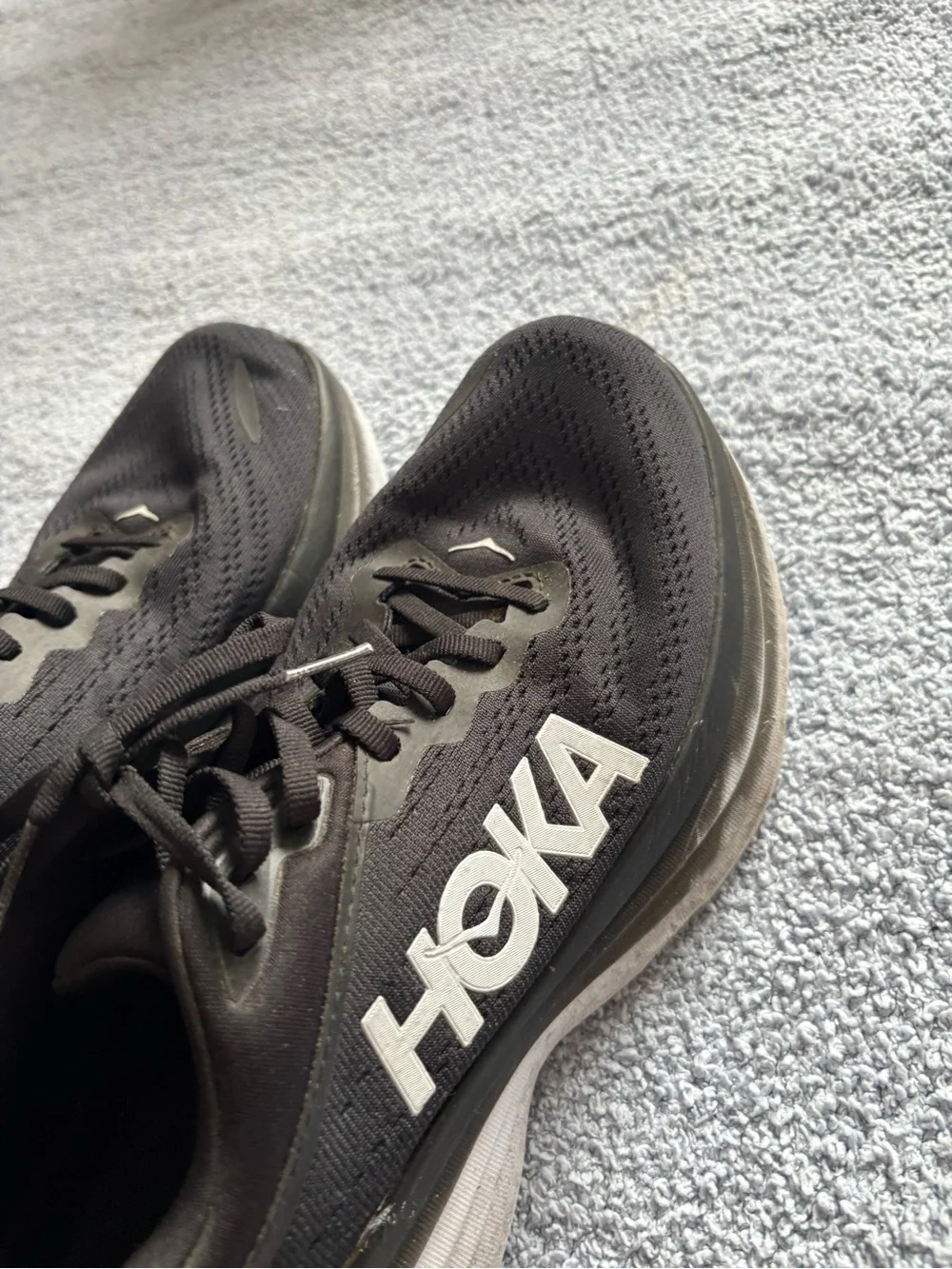 Hoka Women’s Bondi 8 Black Running Shoes - Picture 10 of 15